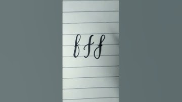 How to write small f with cut marker in different styles.#art #creative #calligraphy #shorts