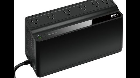 Testing APC UPS 450VA Battery Backup Surge Protector, BN450M Backup Battery Power Supply.