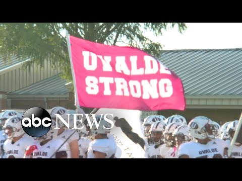 Uvalde High School football team wins 1st game of the season