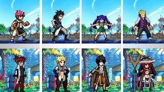 All dragon Slayers from Fairy Tail in MUGEN
