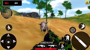 Trex Deadly Dinosaur Hunting (By SAVVY ART) Android Gameplay