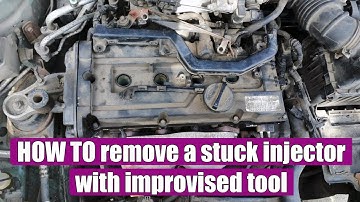 Removal tool injector (how to remove a stuck injector with improvised tool)