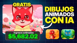 Crea Dibujos Animados por IA para MONETIZAR en YouTube (GRATIS) 🎬 Tutorial paso a paso