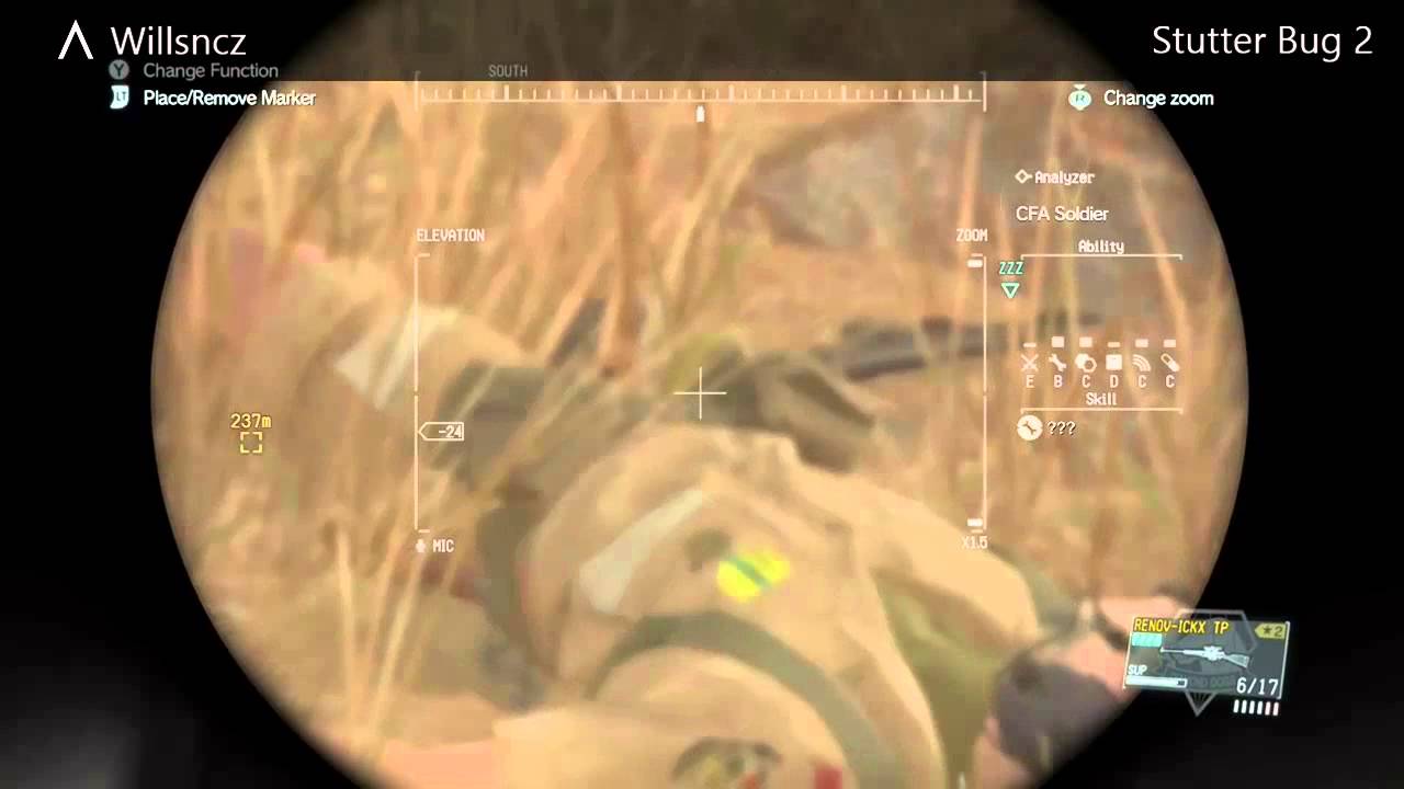 MGS V Phantom Pain Stuttering Bug #2 - YouTube