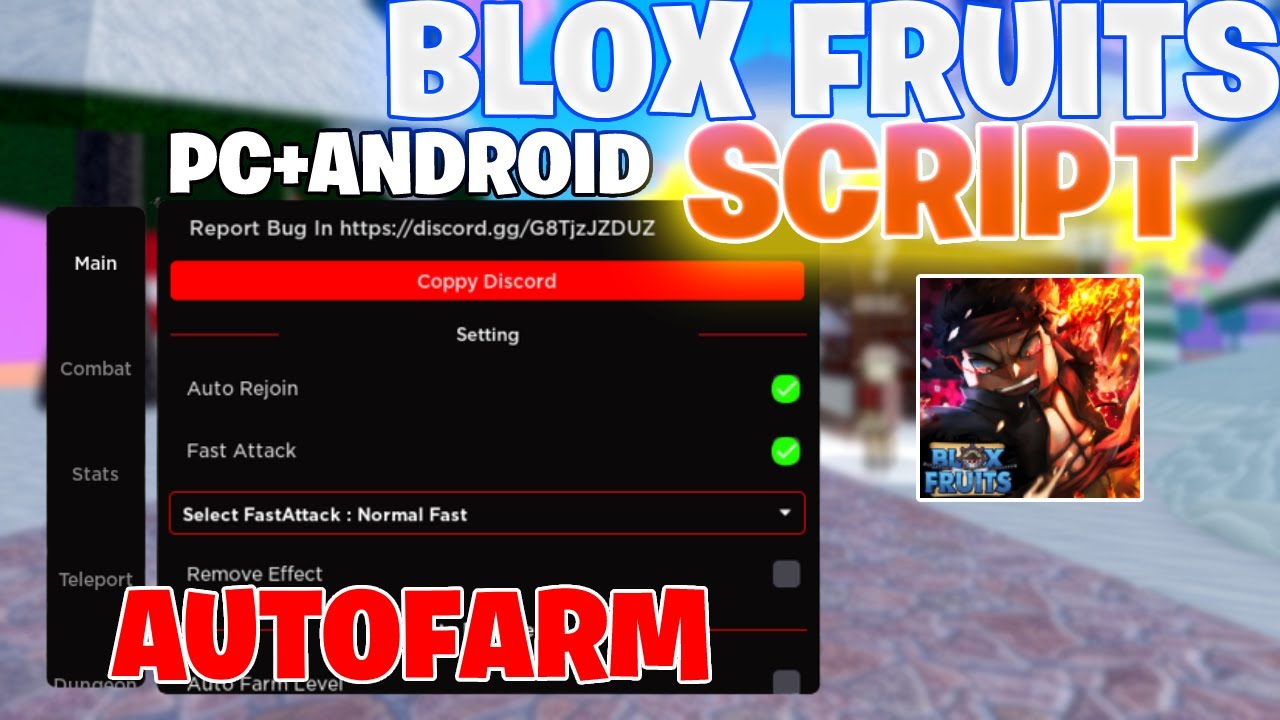 Roblox OP Blox Fruits Script MOBILE + PC I Autofarm, Bring Fruit, Auto ...