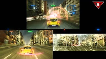 Blur Multiplayer Splitscreen GTX 550Ti Gameplay #7