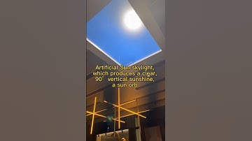 Artificial Sun Skylight DIY Panel Mimic Sunlight + Blue Sky #shorts