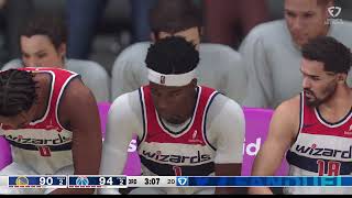 NBA LIVE! ゴールデンステート・ウォリアーズ対ワシントン・ウィザーズ | 2026年6月28日 | NBAプレシーズン | NBA 2K26 screenshot 4