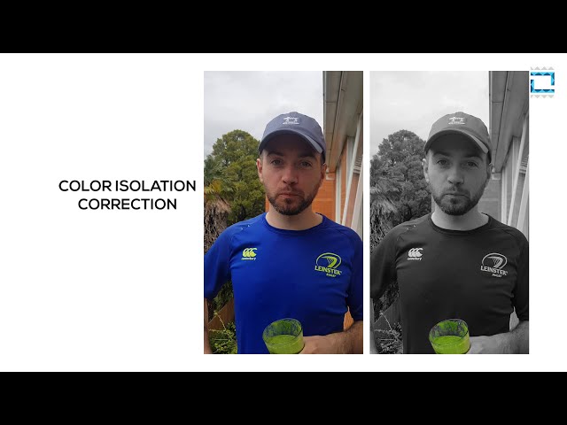 Logo Removal and Color Isolation Correction