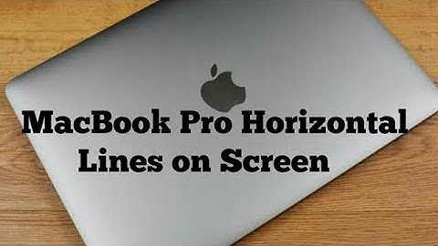 MacBook Pro Horizontal Lines on Screen on macOS Sonoma/Ventura (Solved)