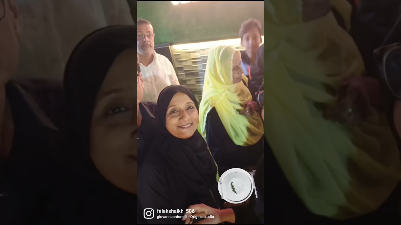 Family dinner at cafe safar 