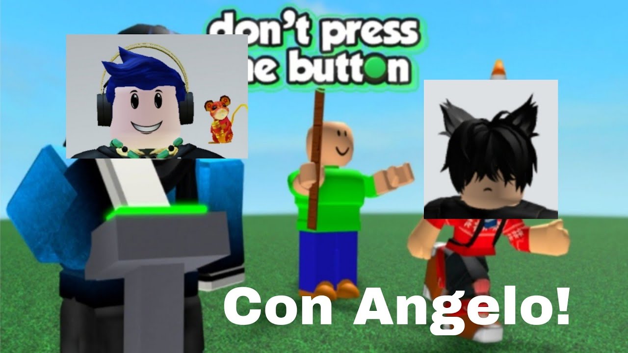 Non Premere Il Pulsante Con Angelo Su Roblox YouTube
