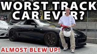 900HP R35 GTR & 1000HP SUPRA MK4 on the racetrack - SUPRA nearly BLOWS UP? - OG SCHAEFCHEN