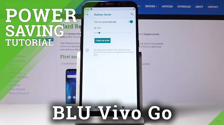 How to Activate Power Saver in BLU Vivo Go – Extend Battery Life
