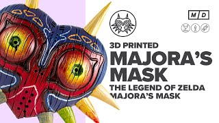How To Make a MAJORA'S MASK - Legend of Zelda 3D Print & Paint
