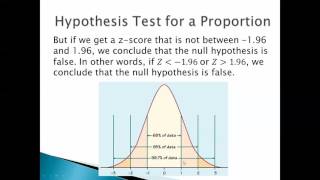 Two-Sided Hypothesis Test For A Proportion Part 2 Tiu Math Dept