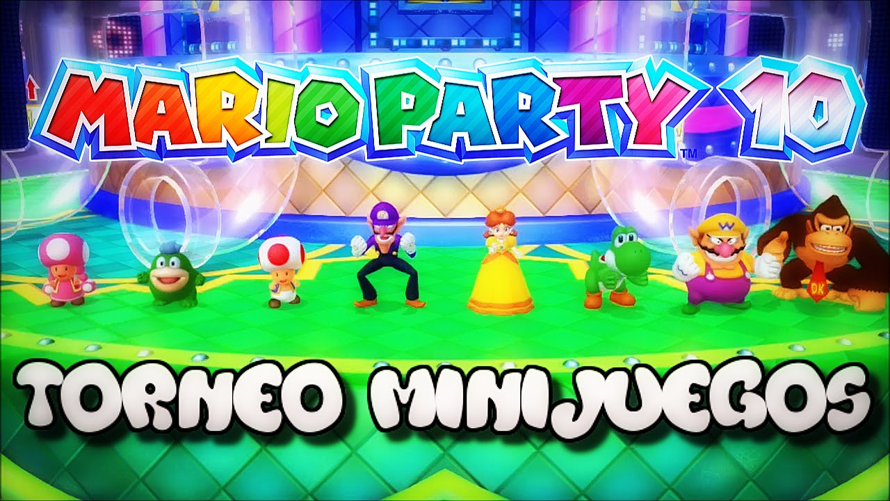 mario party 10 torneo de minijuegos 11 8 players youtube