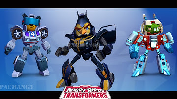 Angry Birds Transformers - High Octane Bumblebee Unlocked New Weapons Gameplay Walkthrough #16