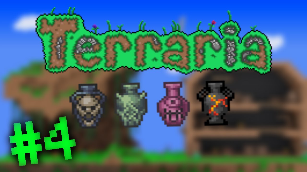Terraria 4 BREAK ALL DA VASES! YouTube
