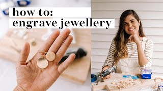 Engraving jewellery using A Dremel!