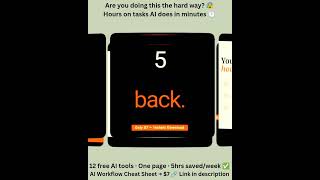 You Are Doing This The Hard Way — 12 Free AI Tools Fix That #shorts #aiworkflows #gpt #multitask