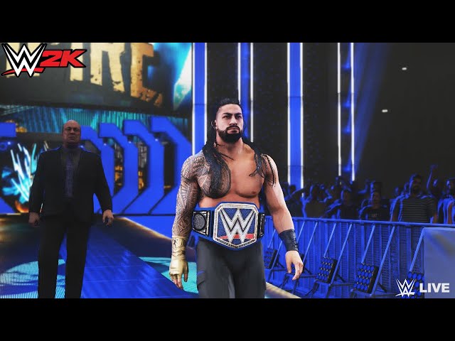 WWE 2K22 vs WWE 2K19 MOD  Roman Reigns entrance #wwe2k22gameplay  #wwe2k22romanreigns 