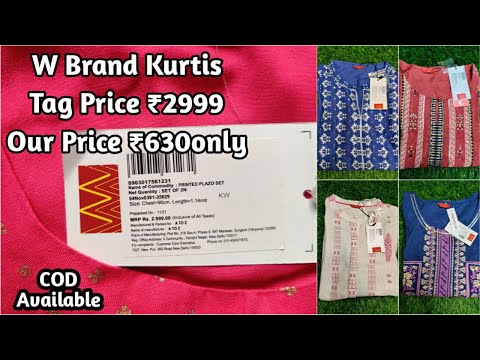 Kurta Sets & Suits | W Brand Kurti Set | Freeup