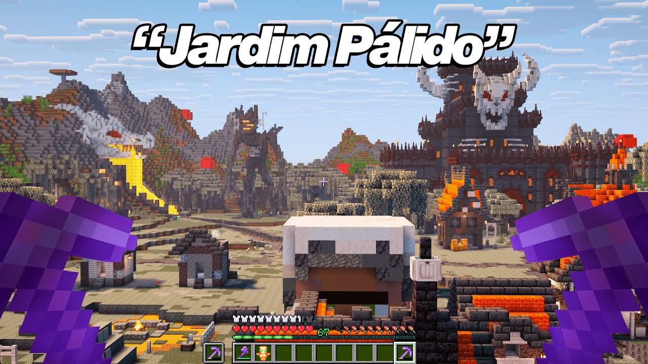 REFORMEI o JARDIM PÁLIDO no MINECRAFT 2025