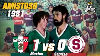 The GREAT GOAL from Manzo to Saprissa | Friendly Mexican National Team 1981