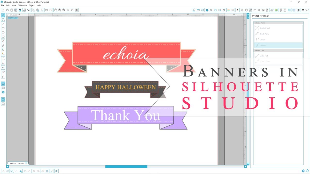 Banners in Silhouette Studio YouTube