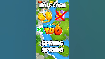 Bloons TD 6 - Spring Spring - Hard - Half Cash - No Monkeys Knowledge #gameguide #btd6