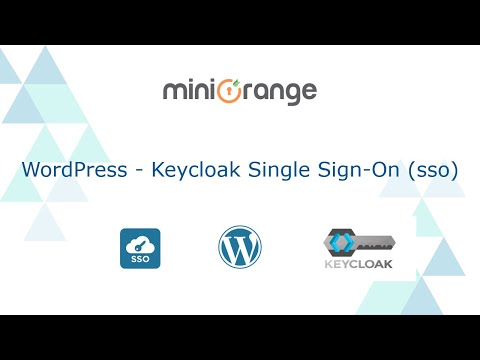 Keycloak Single Sign-On (SAML) | Login into WordPress using Keycloak | WordPress Keycloak SSO