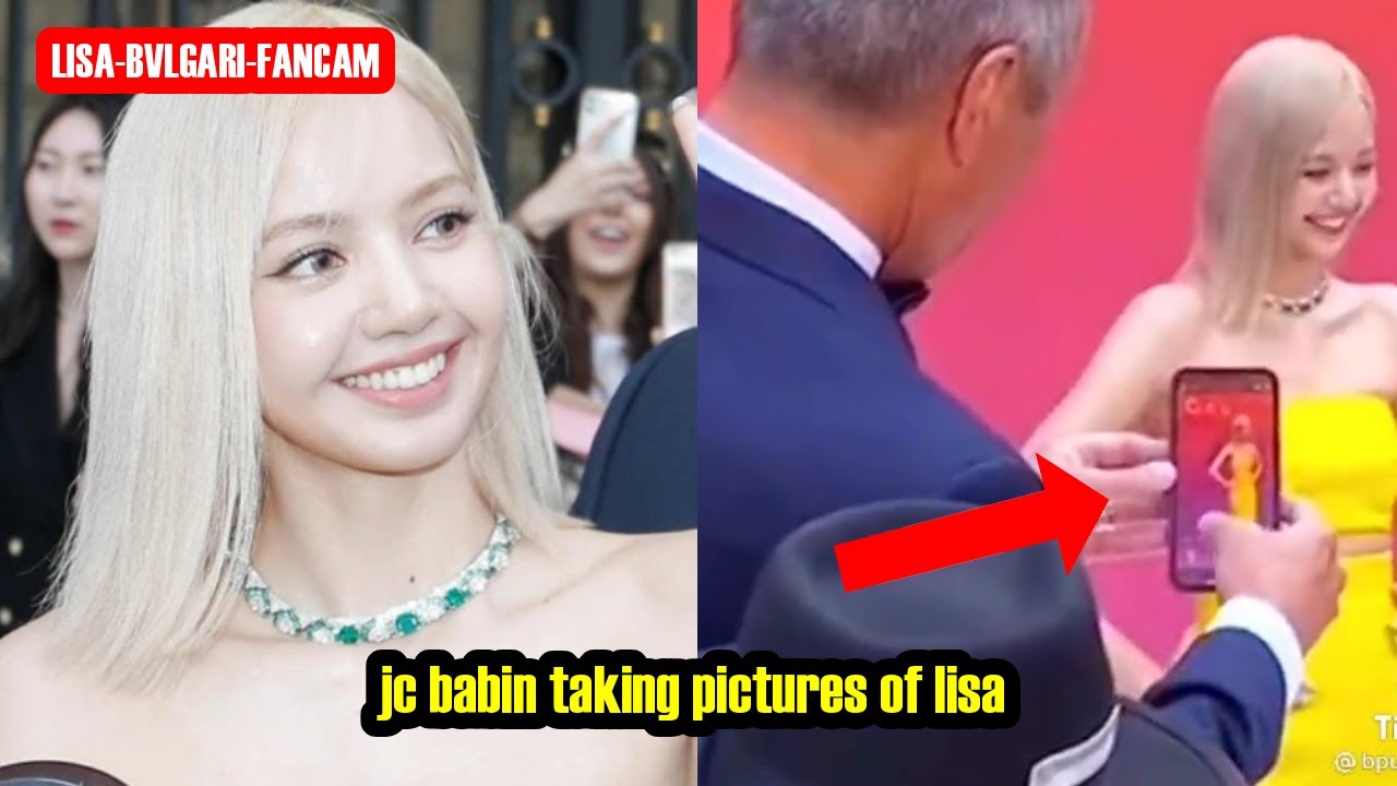 JC BABIN ФОТОГРАФИРУЕТ LISA! КОРОЛЕВА ЛИЗА В ПАРИЖЕ НА МЕРОПРИЯТИИ BVLGARI - FANCAM 3