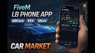 [ESX/QBCore/QBox] [LB Phone] Car Marketplace App Script