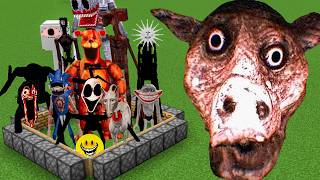 All New Creepypasta Creatures Combined in Minecraft ! screenshot 5