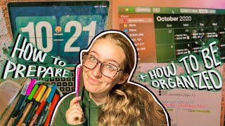 preparing for ONLINE college classes (freshman year) | How To Plan & Organize For Back To School