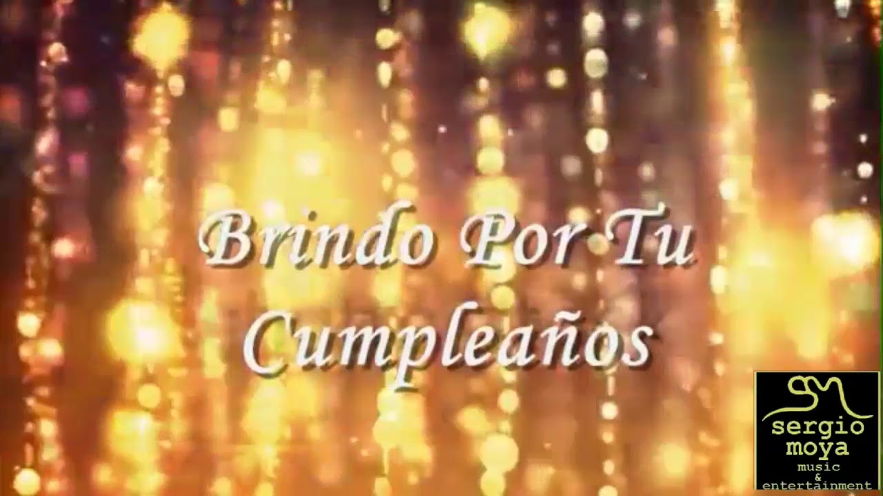 CUMPLEAÑOS FELIZ"VOY A BRINDAR POR TI"(VALS)D.R.A..TRIO DE ORO LOS