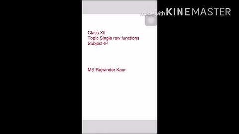 Informatics practices (IP) class 12 chapter more on SQL video 2/3