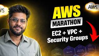 AWS Marathon 🔥| Video 1 | EC2 + VPC + Security Groups Explained | AWS for Beginners