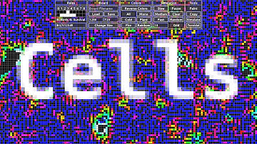 Cells, cellular automaton, inspired by Conway