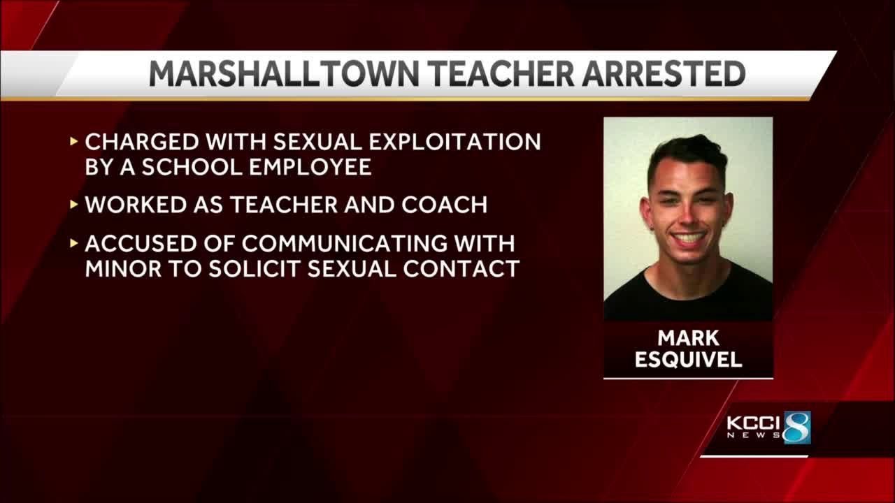 Marshalltown PD arrests teacher for sexual exploitation of a student