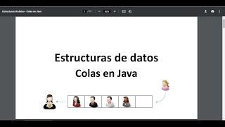 Estructuras de datos - Colas en Java (Parte 3)