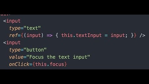 Refs and the DOM in ReactJS - ProgrammingTIL #66 React Video Tutorial Screencast 0018