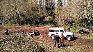 Coruña 4x4 kdd Celas trial rotura enganche eslingada