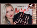 Charlotte Tilbury Hot Lips 2 11 Lip Swatches and Review!!!