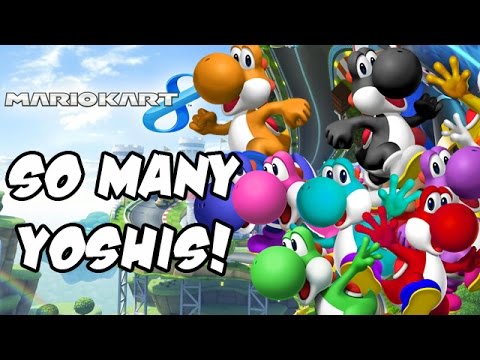 Mario Kart 8 DLC - NEW Yoshi Colors - YouTube