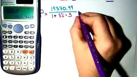 Unit 2 - Simple Interest Maturity Value