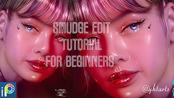 lisa smudge edit tutorial for begginers. #lisa #smudgeedit #tutorial #ibispaintxtutorial #blackpink