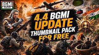 FREE Bgmi 4.4 Update Thumbnail Pack For Livestreams 😍 | 2026