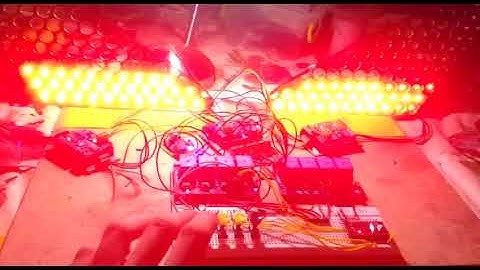 DM631 / OSTAMA5B31A / Arduino / RS485 LED inhouse Testing